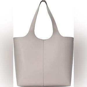 Madison West Elegant Gray Tote Bag